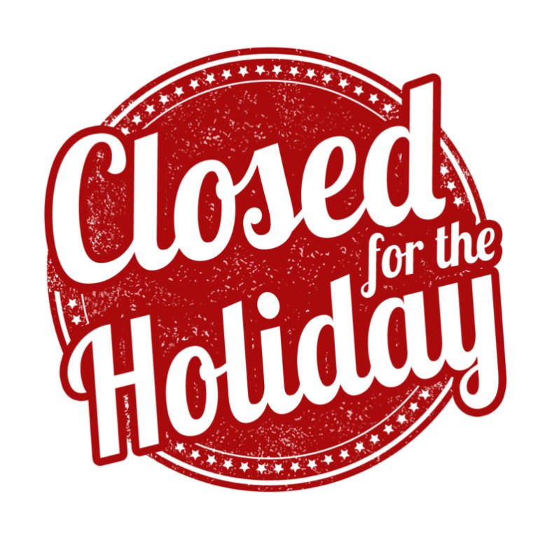 Holiday Closure Notice